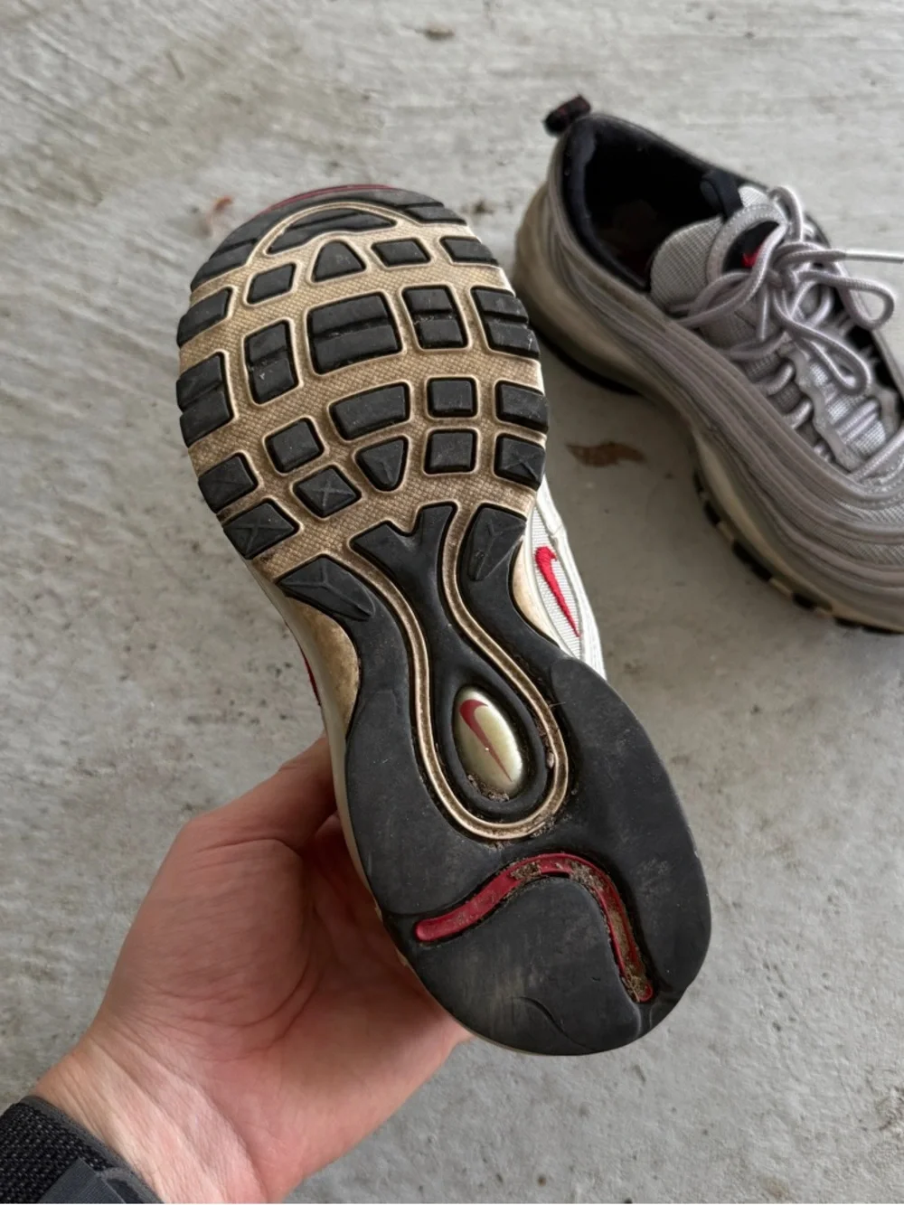 Nike Air Max 97 Silver Bullet OG – Size 5.5Y / Women’s – Used - Picture 4 of 8